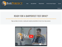 Tablet Screenshot of barperfect.com